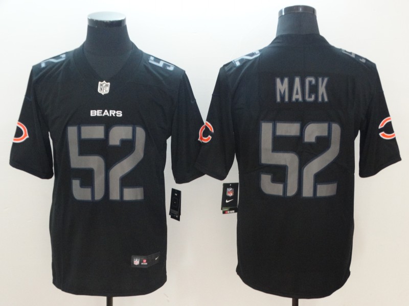 Men's Chicago Bears #52 Khalil Mack Black Jersey